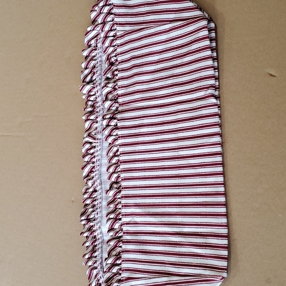 Longaberger Other - Longaberger red ticking liner Vanity 2396590 new in Pkg